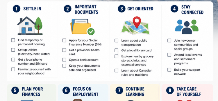First Month in Canada: Your Essential Checklist for Newcomers