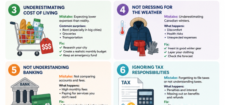 Common Mistakes Newcomers Make in Canada