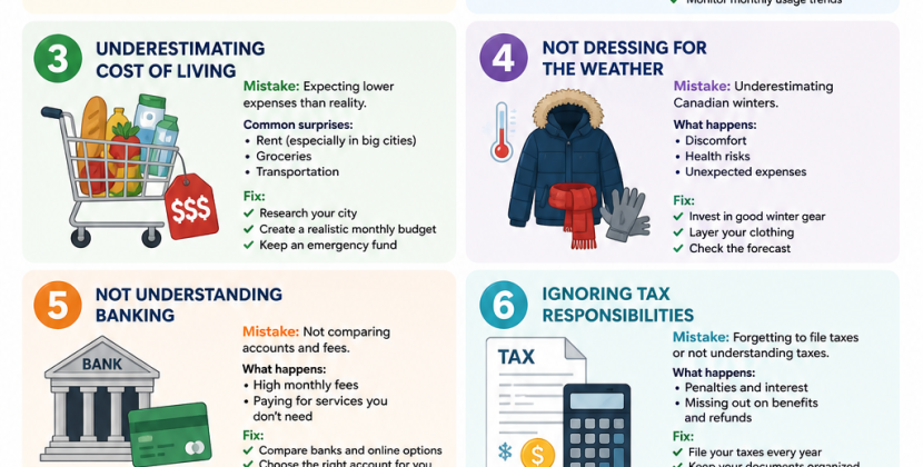 Common Mistakes Newcomers Make in Canada
