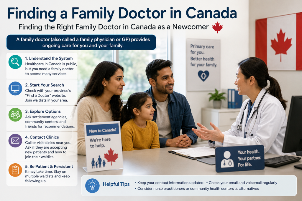 Finding a Family Doctor in Canada – Finding the Right Family Doctor in Canada as a Newcomer