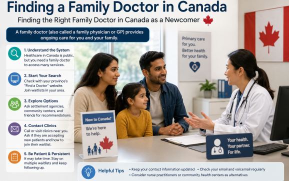 Finding a Family Doctor in Canada – Finding the Right Family Doctor in Canada as a Newcomer