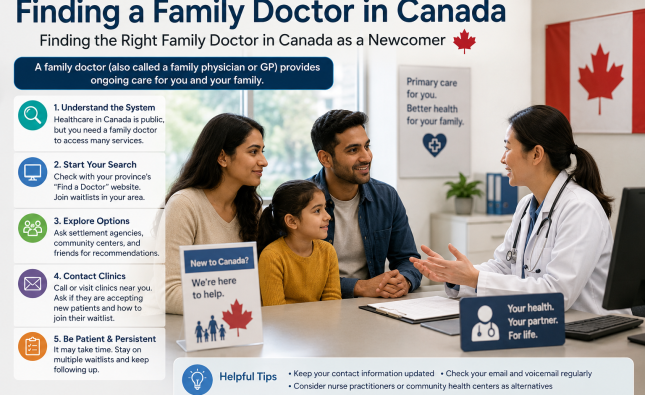 Finding a Family Doctor in Canada – Finding the Right Family Doctor in Canada as a Newcomer