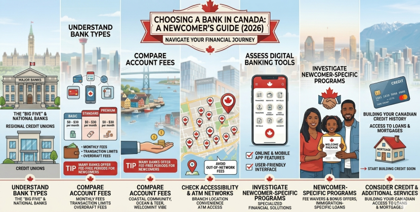 Choose a bank Canada newcomer  How to Choose a Bank in Canada as a Newcomer: Your 2026 Guide