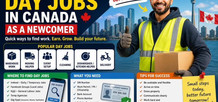 How to Find Day Jobs in Canada as a Newcomer