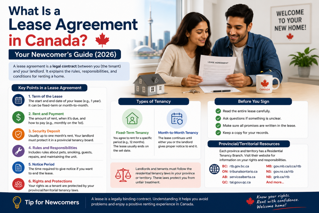 What Is a Lease Agreement in Canada? Your Newcomer’s Guide (2026)