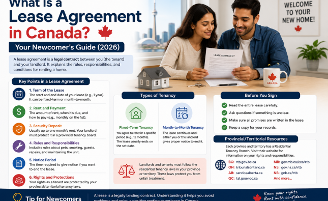 What Is a Lease Agreement in Canada? Your Newcomer’s Guide (2026)